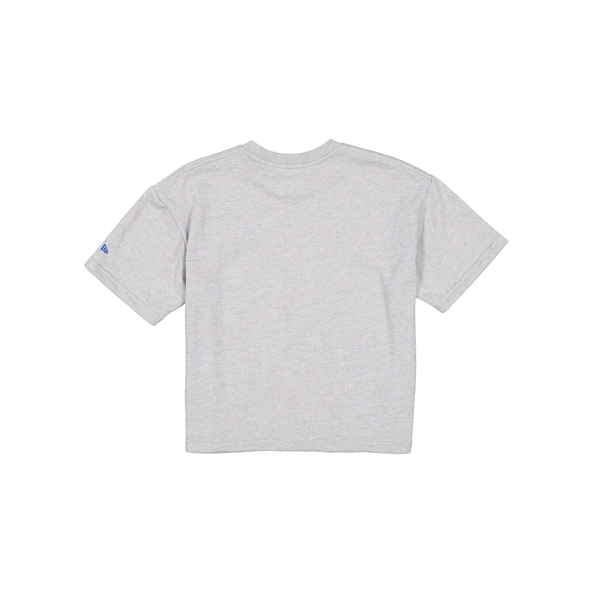 New York Knicks Glam Game Women's Cropped Heather Gray T-Shirt