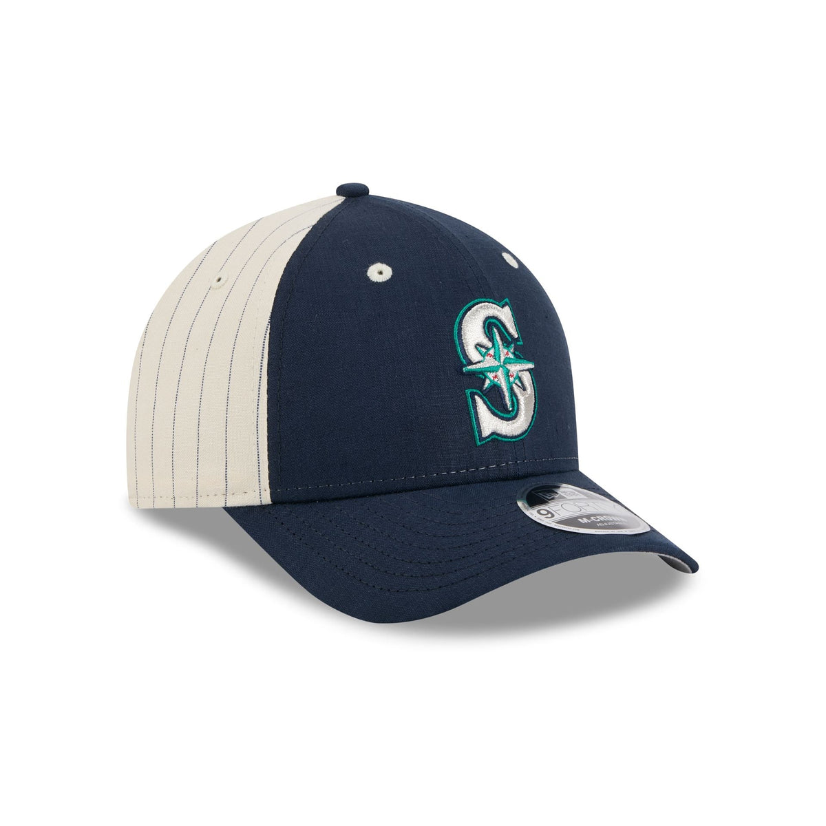 Seattle Mariners Linen 9FORTY M-Crown Snapback Hat