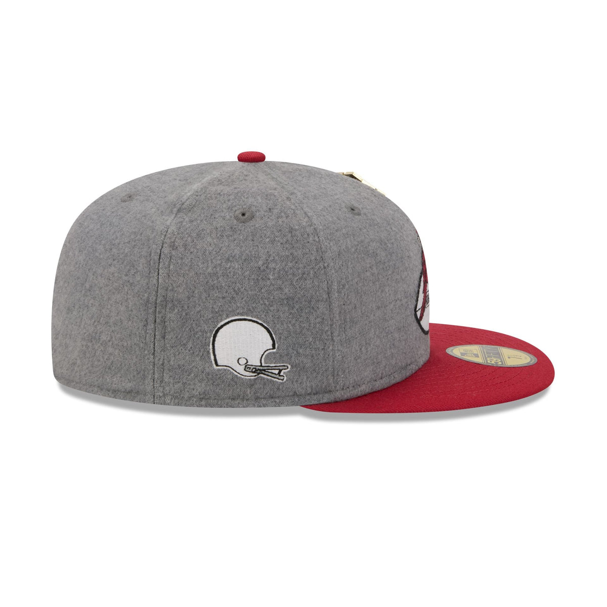Arizona Cardinals Heather Gray Wool 59FIFTY Fitted Hat