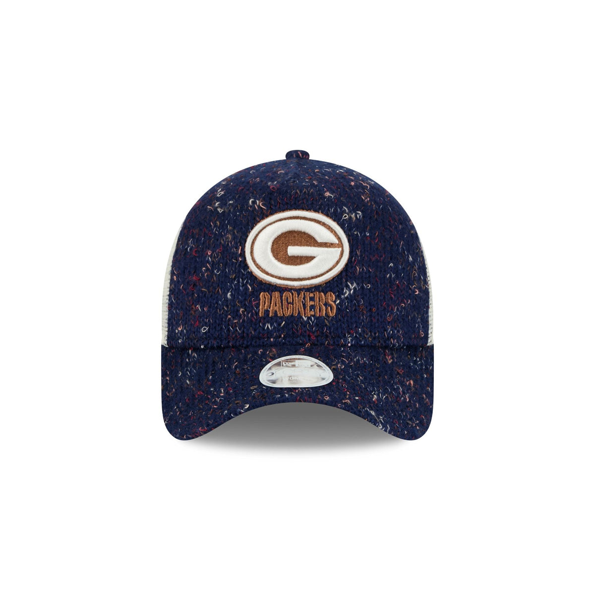 Green Bay Packers Knit Women's 9FORTY A-Frame Trucker Hat