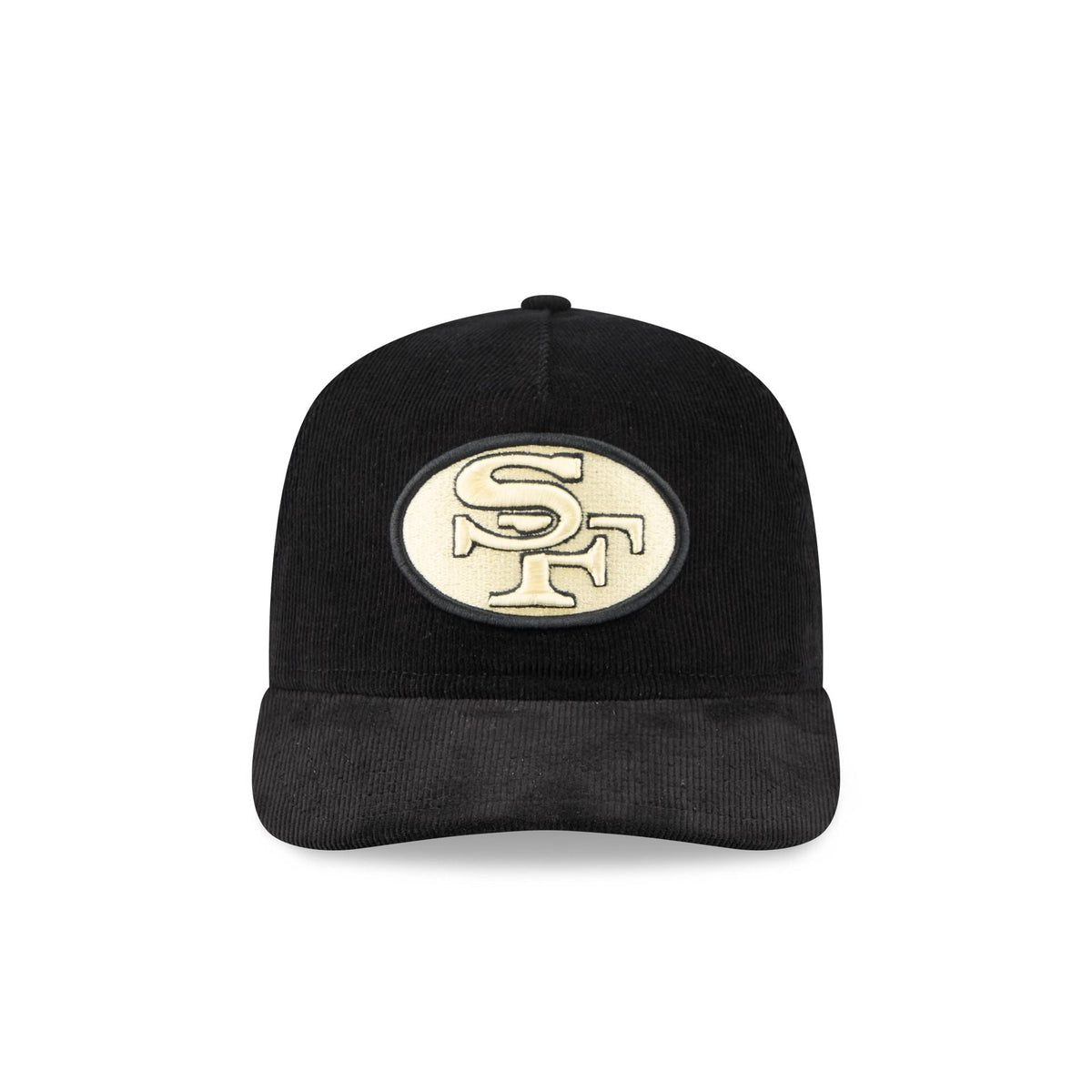 San Francisco 49ers Nostalgic Black Corduroy 19TWENTY Adjustable Hat
