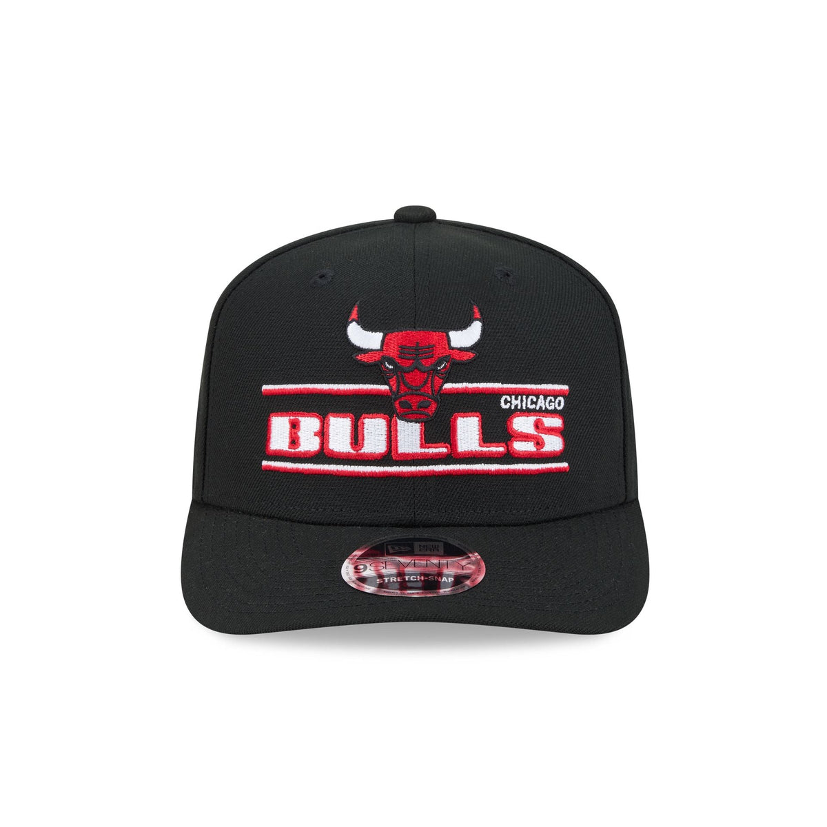 Chicago Bulls Stated 9SEVENTY Stretch-Snap Hat
