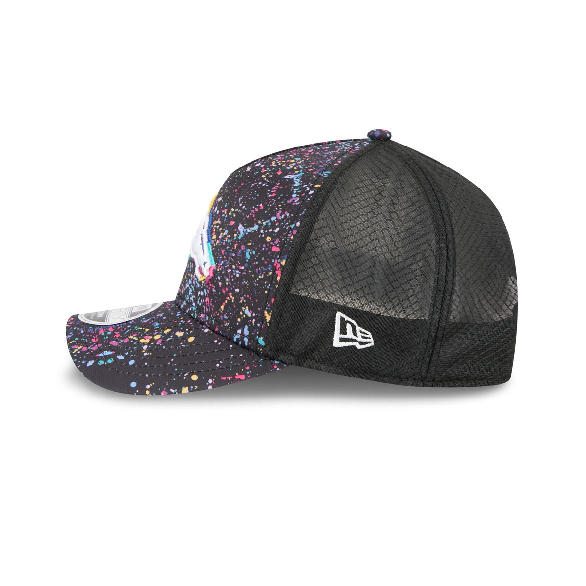 Denver Broncos 2025 Crucial Catch 9FORTY M-Crown A-Frame Trucker Hat