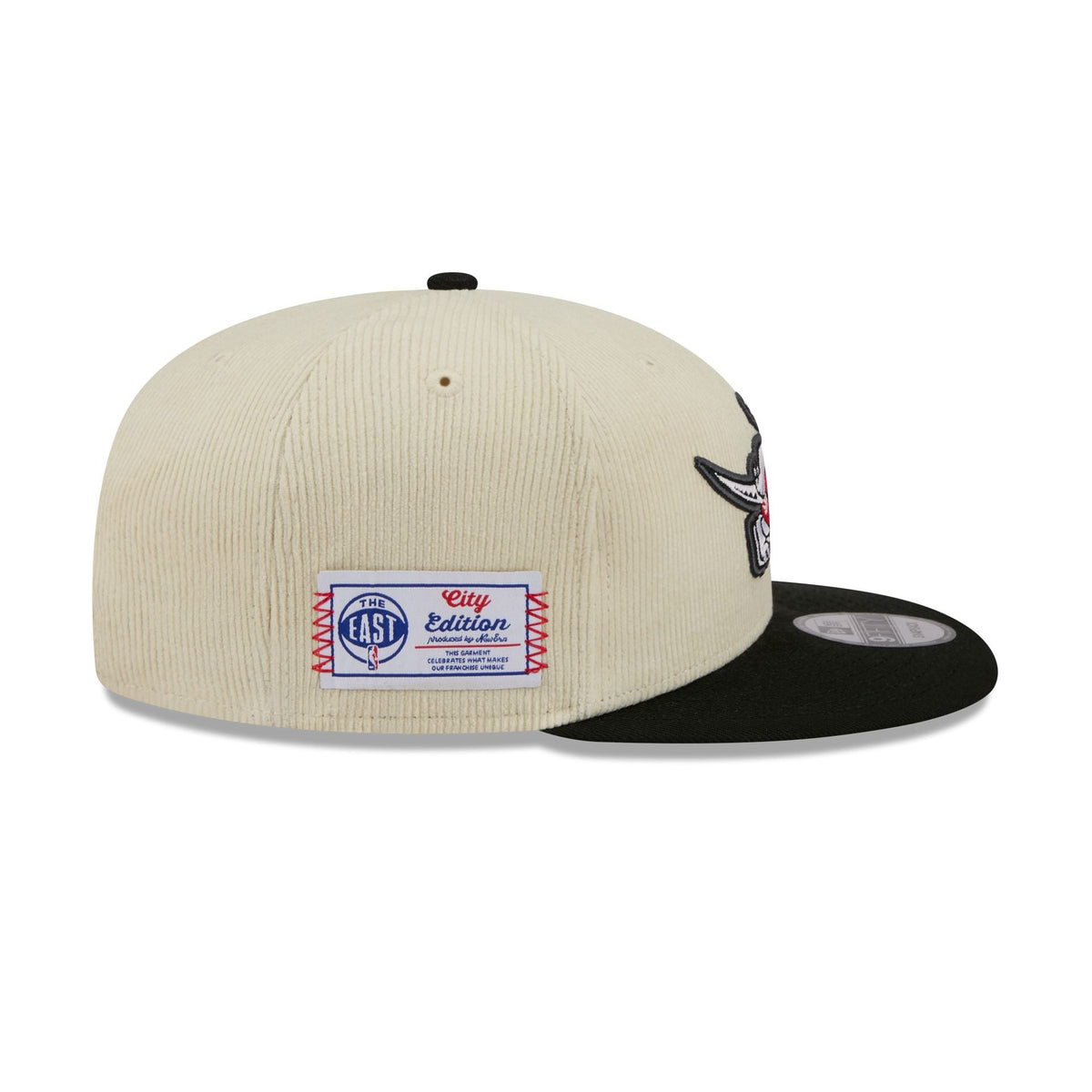 Toronto Raptors 2025 City Edition Chrome White Corduroy 9FIFTY Snapback Hat