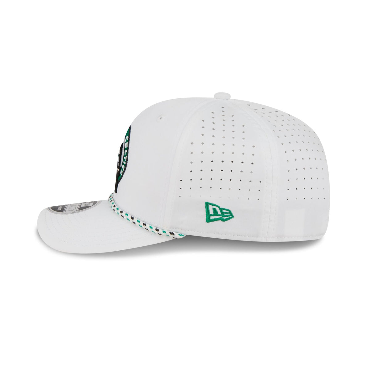 Boston Celtics Optic White Performance Rope 9SEVENTY Stretch-Snap Hat