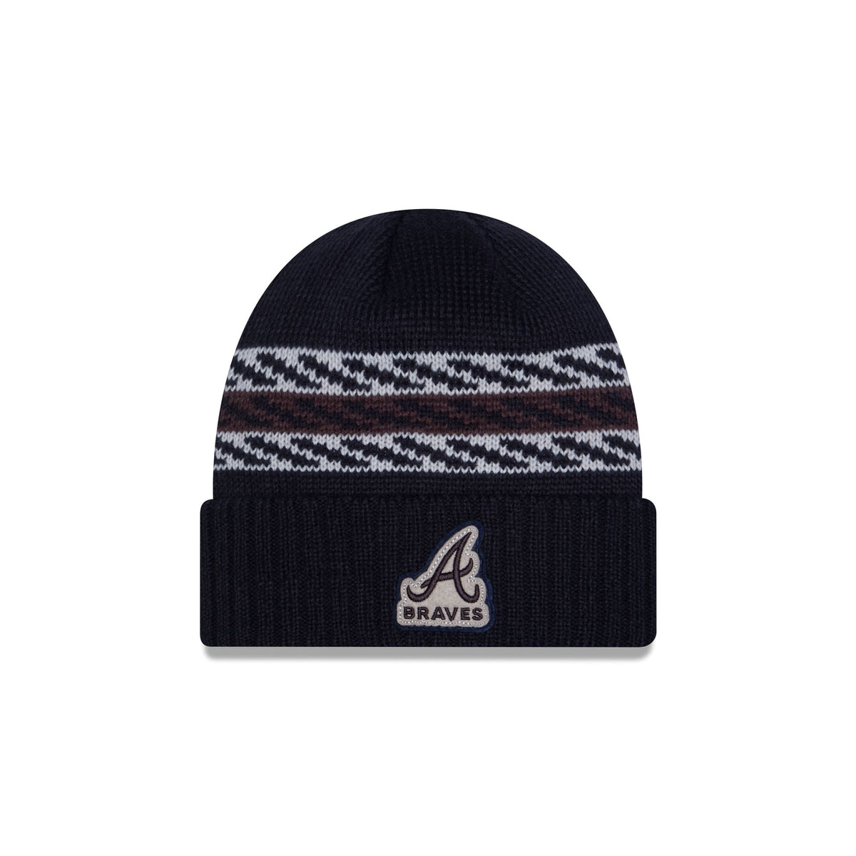 Atlanta Braves Quilted Cuff Knit Hat