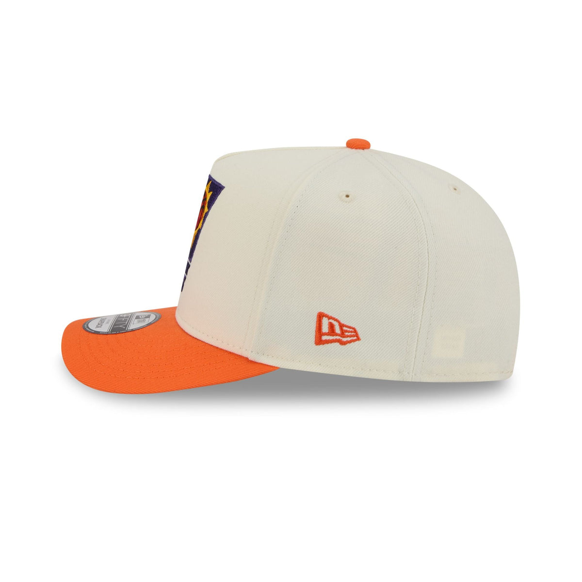 Phoenix Suns 1968-1991 Hardwood Classics Chrome White 9FIFTY A-Frame Snapback Hat