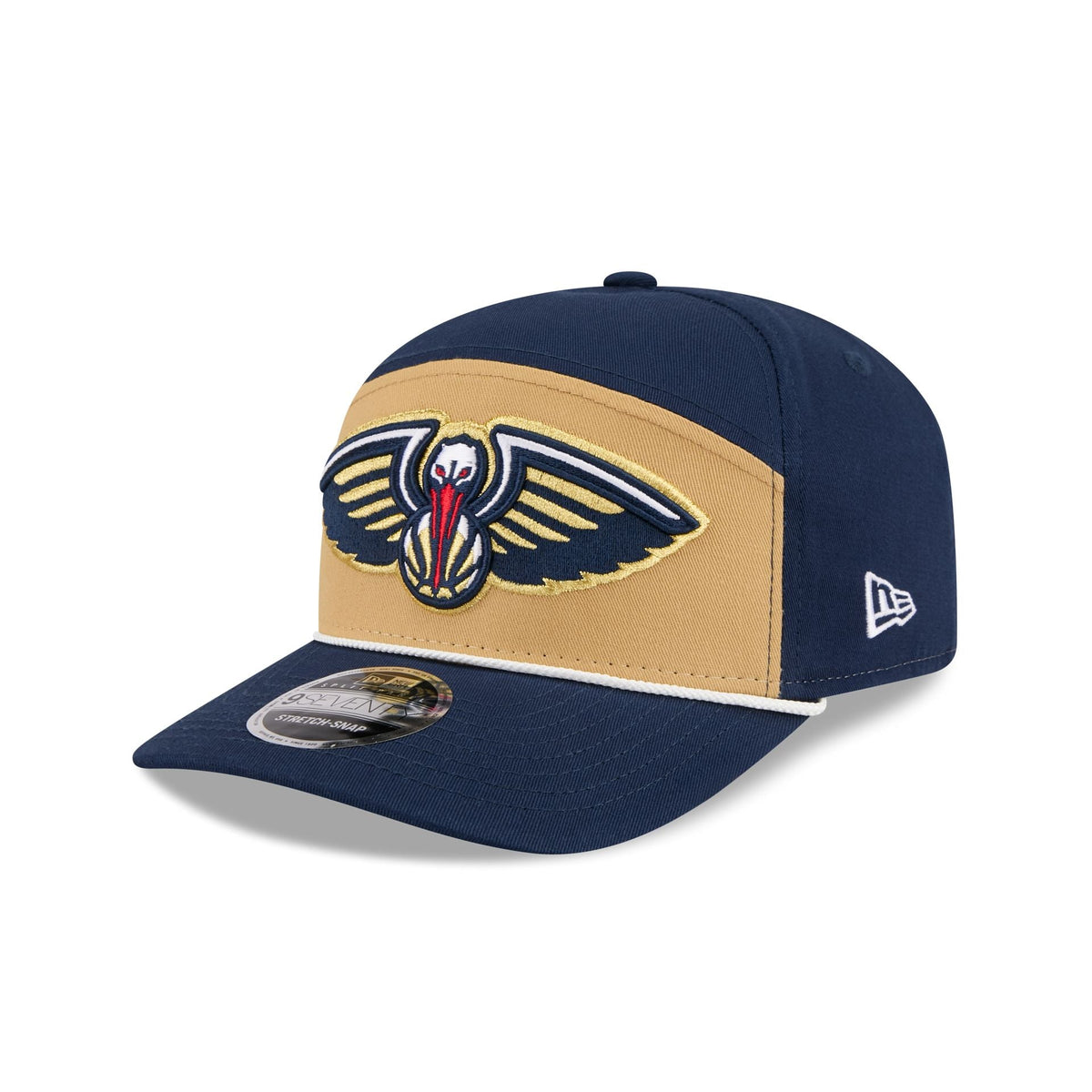New Orleans Pelicans Split Panel 9SEVENTY Stretch-Snap Hat