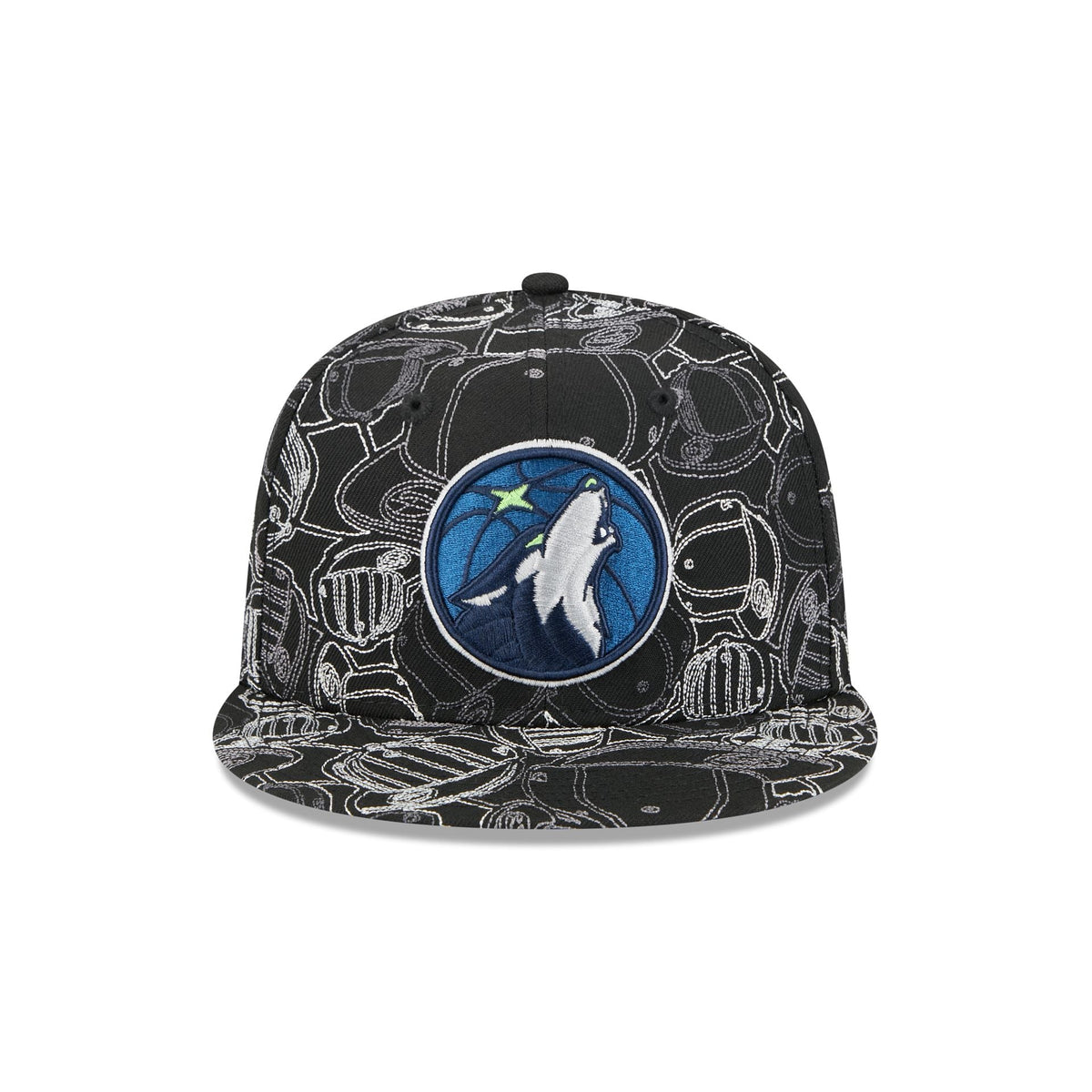 Minnesota Timberwolves Cap Scramble 59FIFTY Fitted Hat