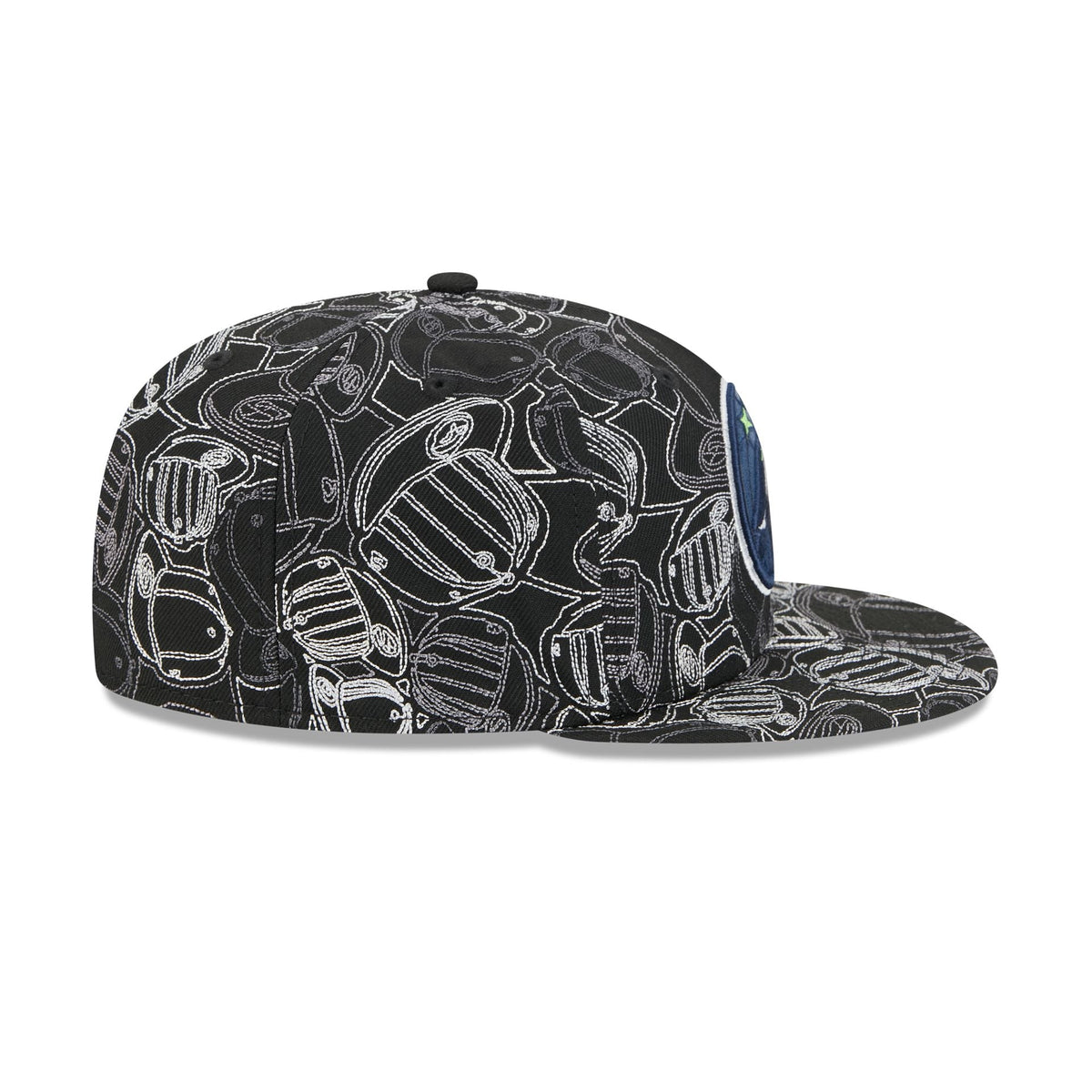 Minnesota Timberwolves Cap Scramble 59FIFTY Fitted Hat