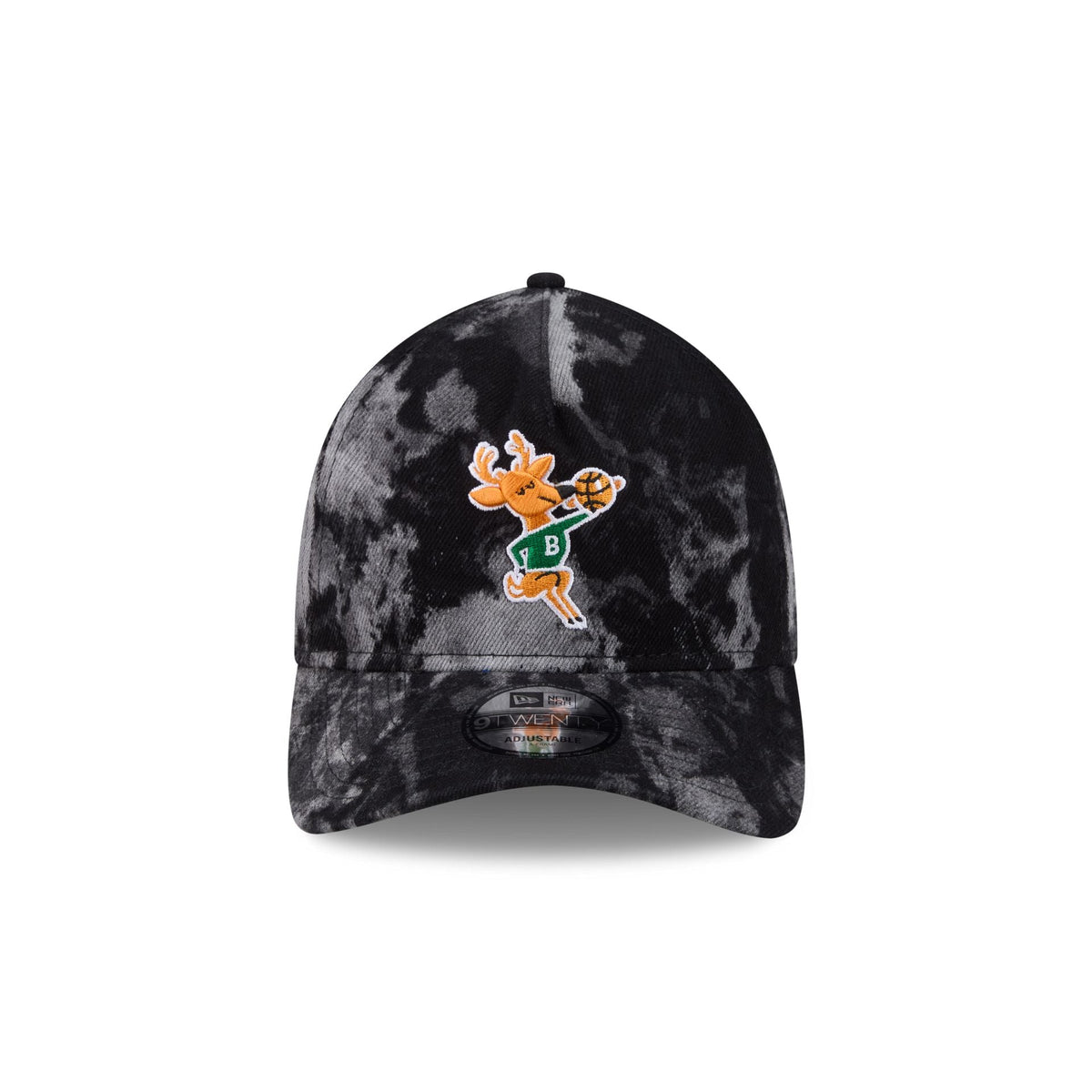 Milwaukee Bucks Bleached Denim 9TWENTY A-Frame Adjustable Hat