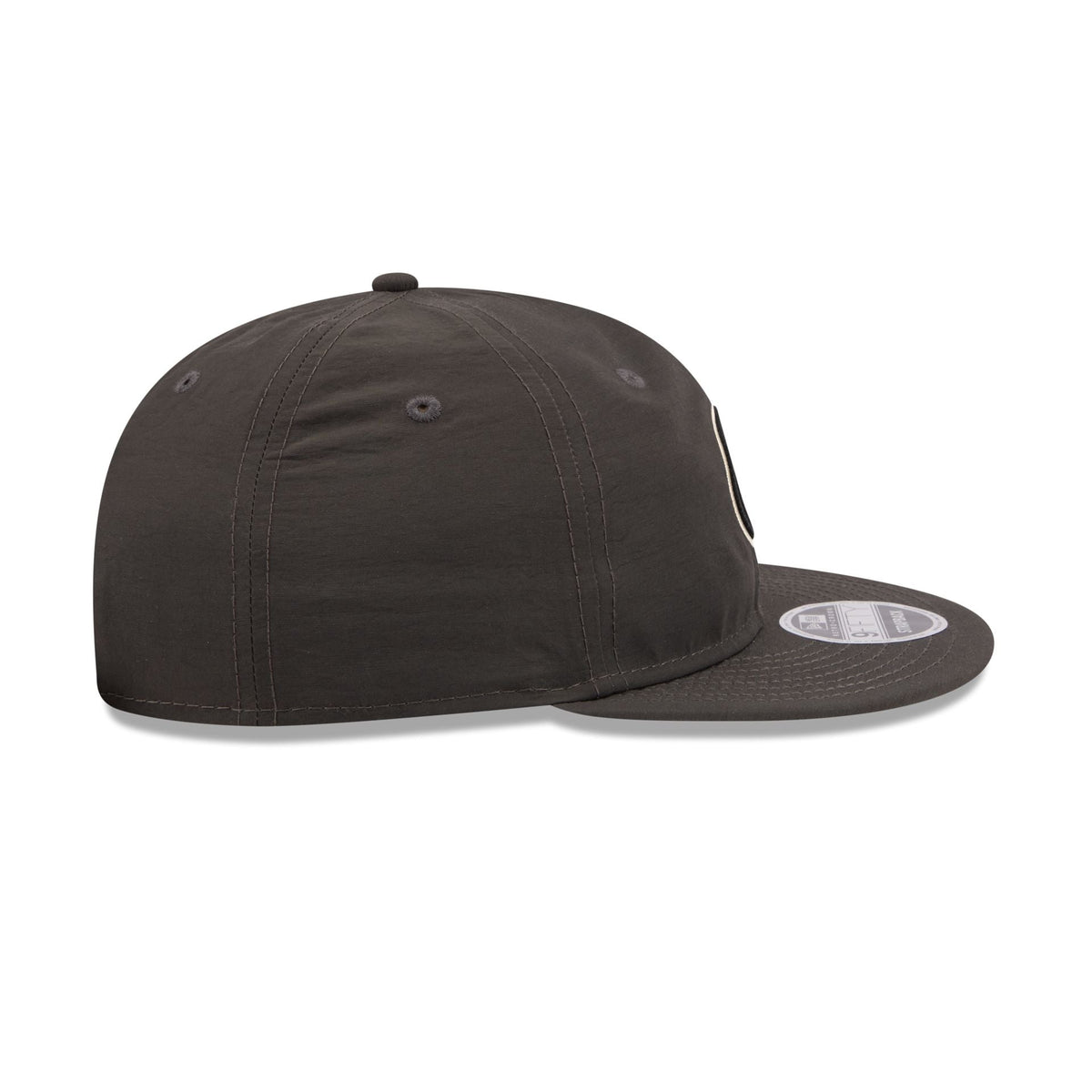 Chicago Cubs Three Looms Nylon Black Retro Crown 9FIFTY Adjustable Hat