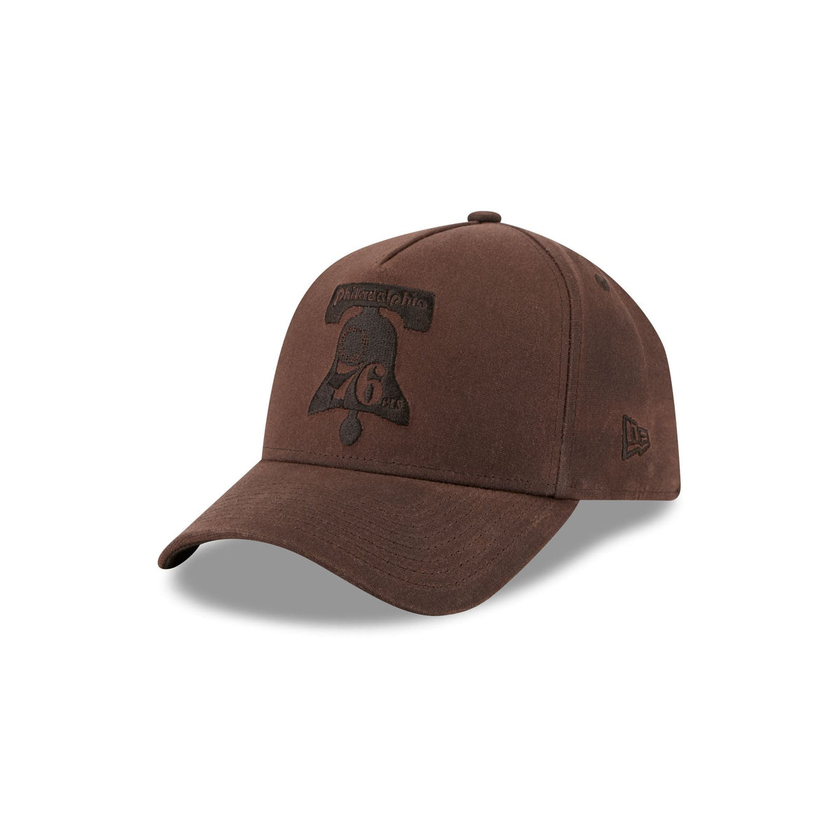 Philadelphia 76ers Waxed Canvas Brown 59FORTY A-Frame Fitted Hat