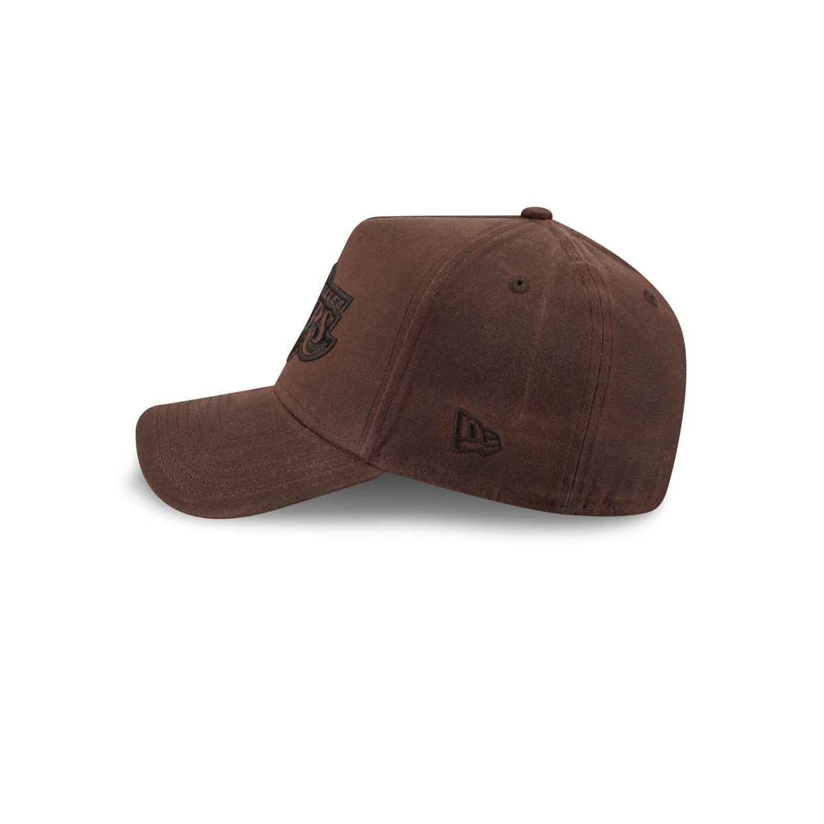 Los Angeles Lakers Waxed Canvas Brown 59FORTY A-Frame Fitted Hat