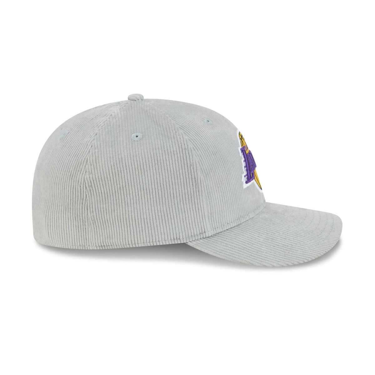 Los Angeles Lakers Light Gray Corduroy 59FIFTY Fitted Hat