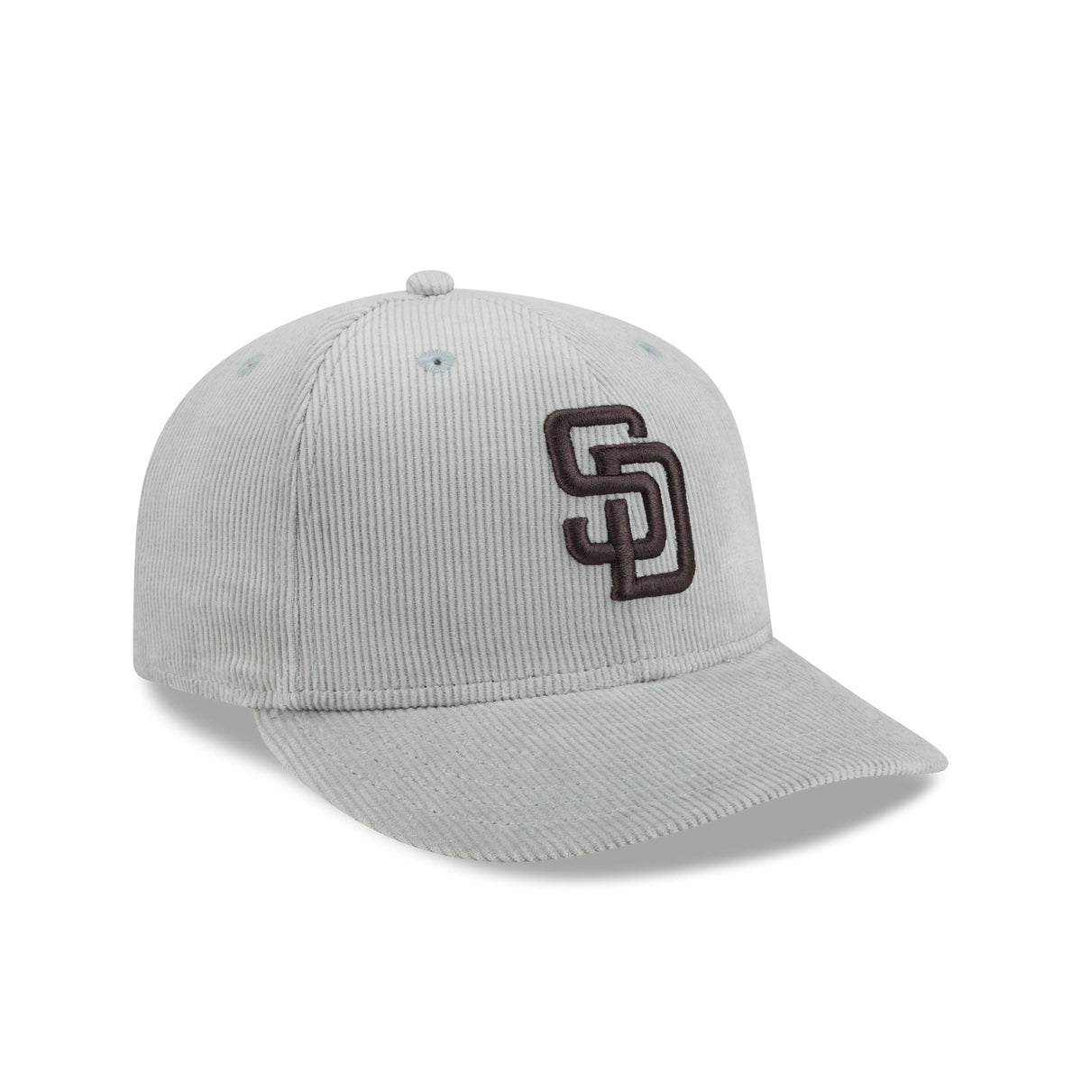San Diego Padres Light Gray Corduroy 59FIFTY Fitted Hat