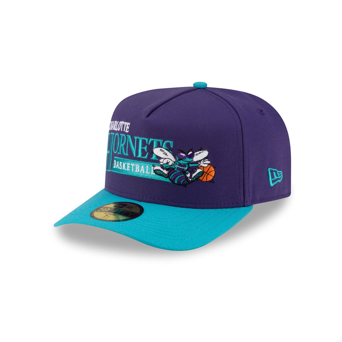 Charlotte Hornets 1988-2002 Hardwood Classics Liner 59FIFTY A-Frame Fitted Hat