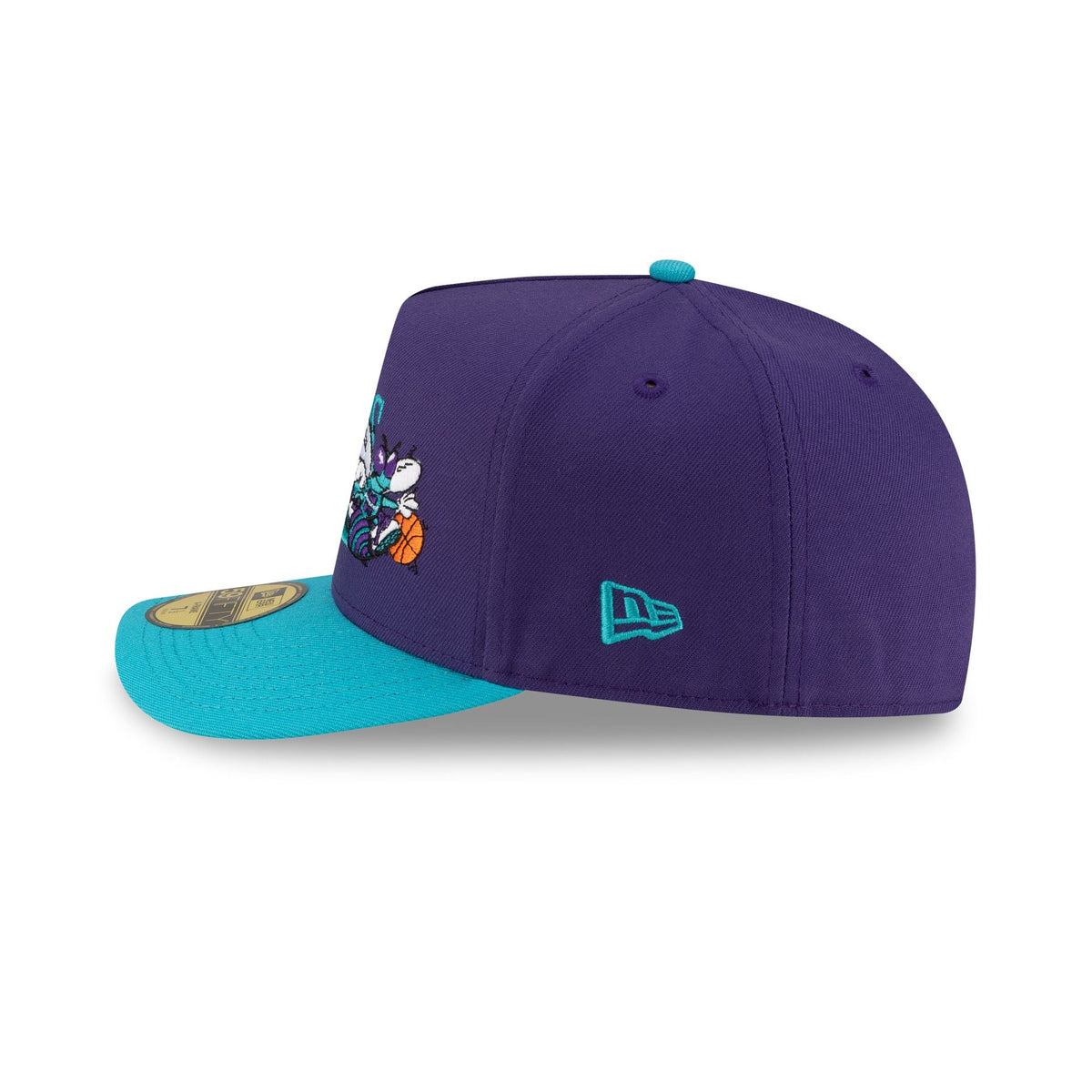 Charlotte Hornets 1988-2002 Hardwood Classics Liner 59FIFTY A-Frame Fitted Hat