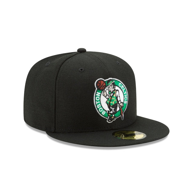 Boston Celtics Team Color Black 59FIFTY Fitted Hat