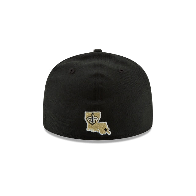 New Orleans Saints Black 59FIFTY Fitted Hat